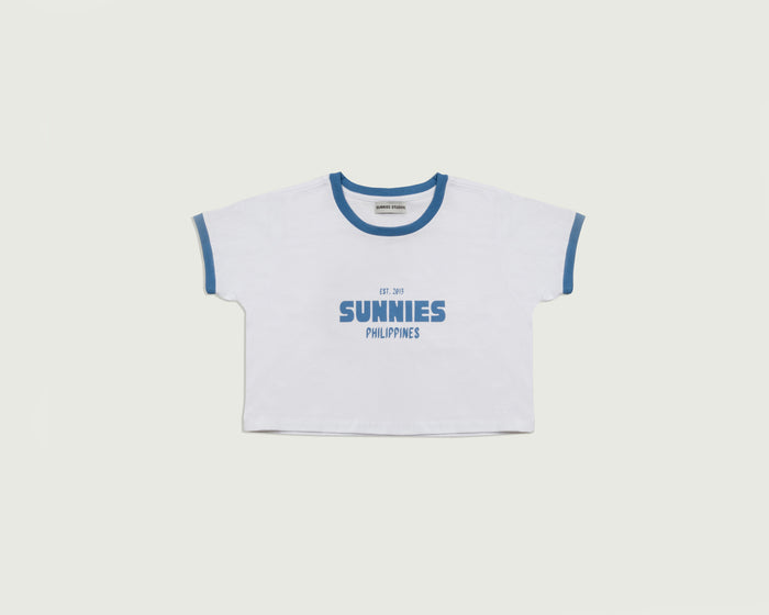 Blue::Baby Tee Shirt blue  front