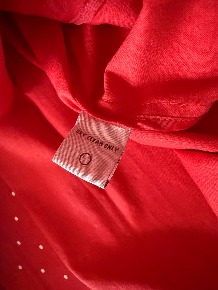 Bandolino Preowned great condition Size XL Red/White Trenchcoat