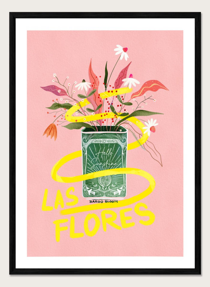 A4/8x12 inches (Framing Available) / Black Wood Frame