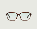 Cacao::Barry Anti-Radiation Glasses square brown recycled polyester front