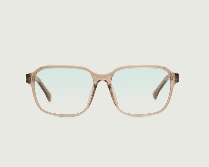 Sesame::Barry Anti-Radiation Glasses square brown recycled polyester front