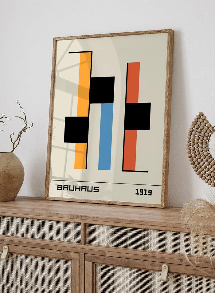 Bauhaus 1919 Abstract Geometric Art Print BH56