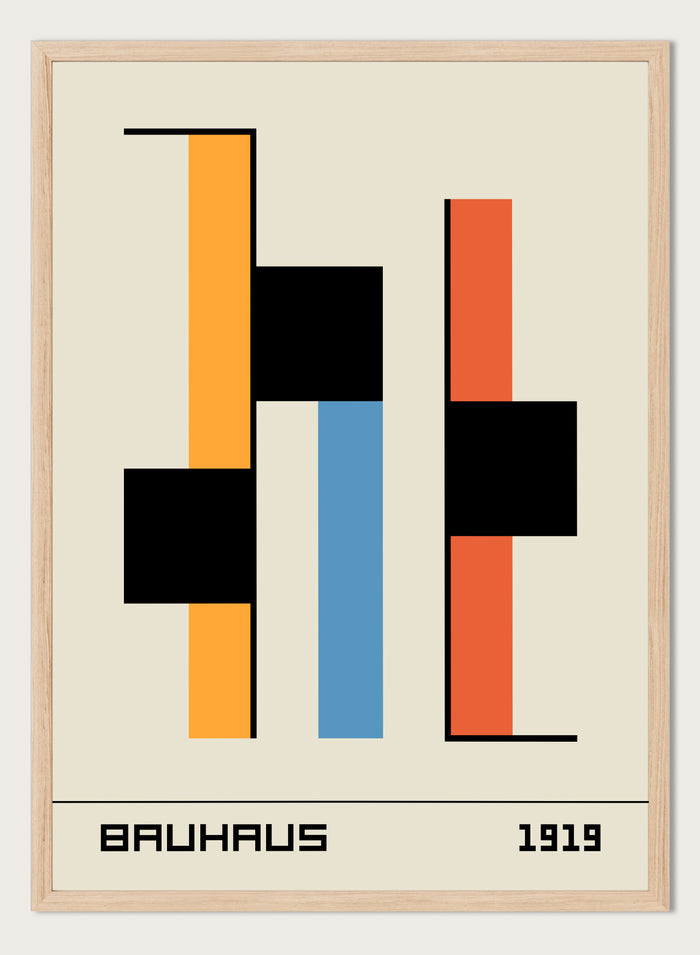 Bauhaus 1919 Abstract Geometric Art Print BH56
