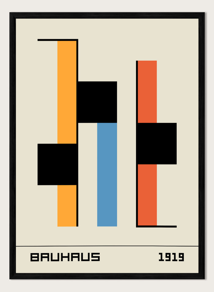 Bauhaus 1919 Abstract Geometric Art Print BH56