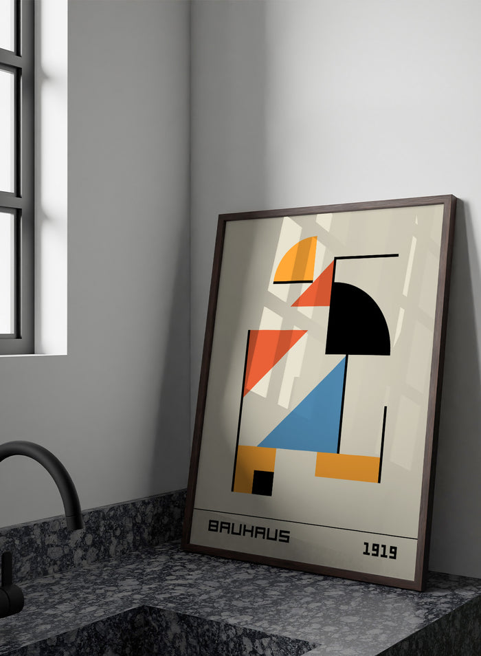 Bauhaus 1919 Abstract Geometric Art Print BH57