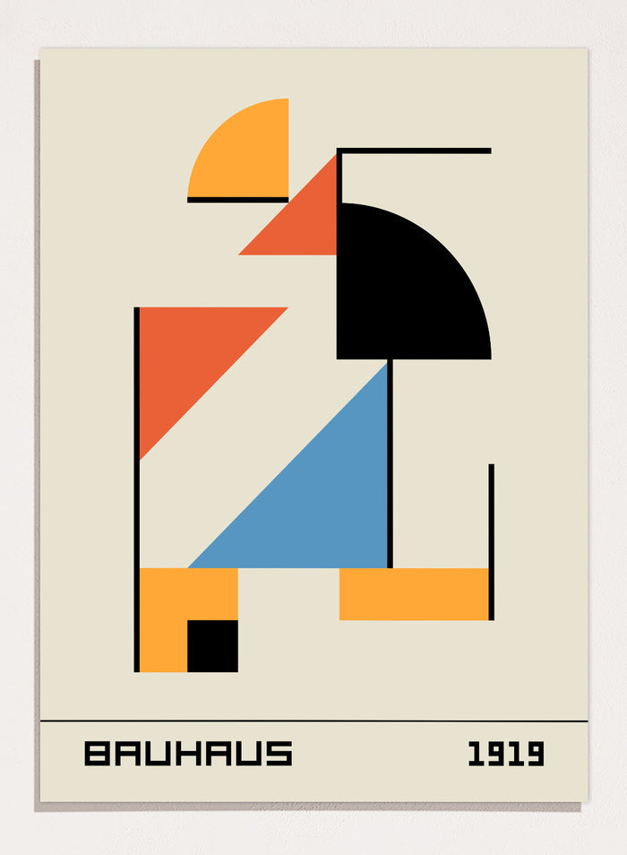 Bauhaus 1919 Abstract Geometric Art Print BH57