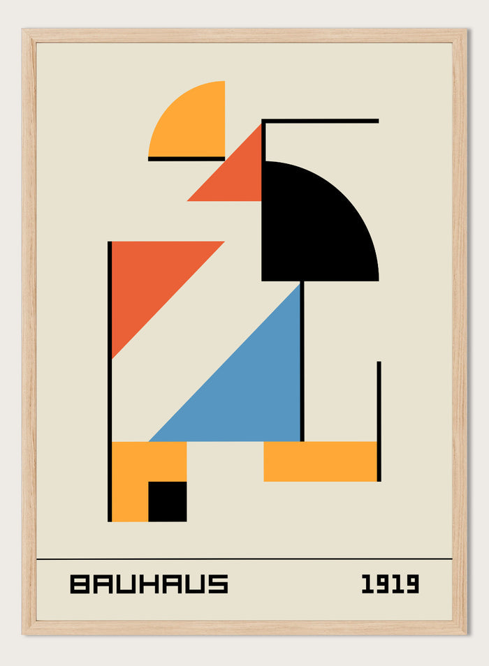 Bauhaus 1919 Abstract Geometric Art Print BH57