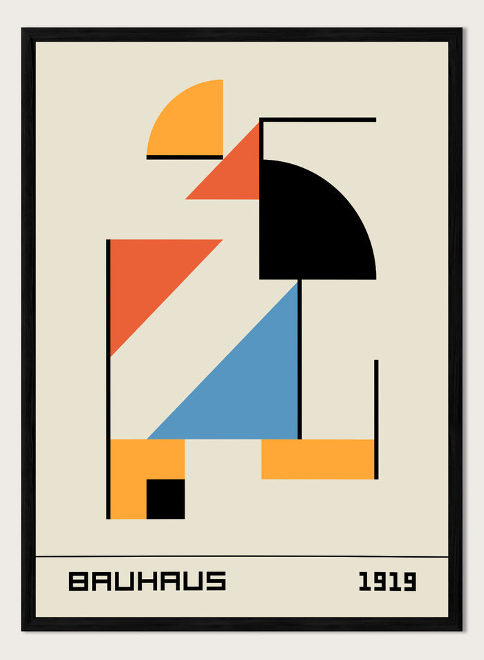 Bauhaus 1919 Abstract Geometric Art Print BH57