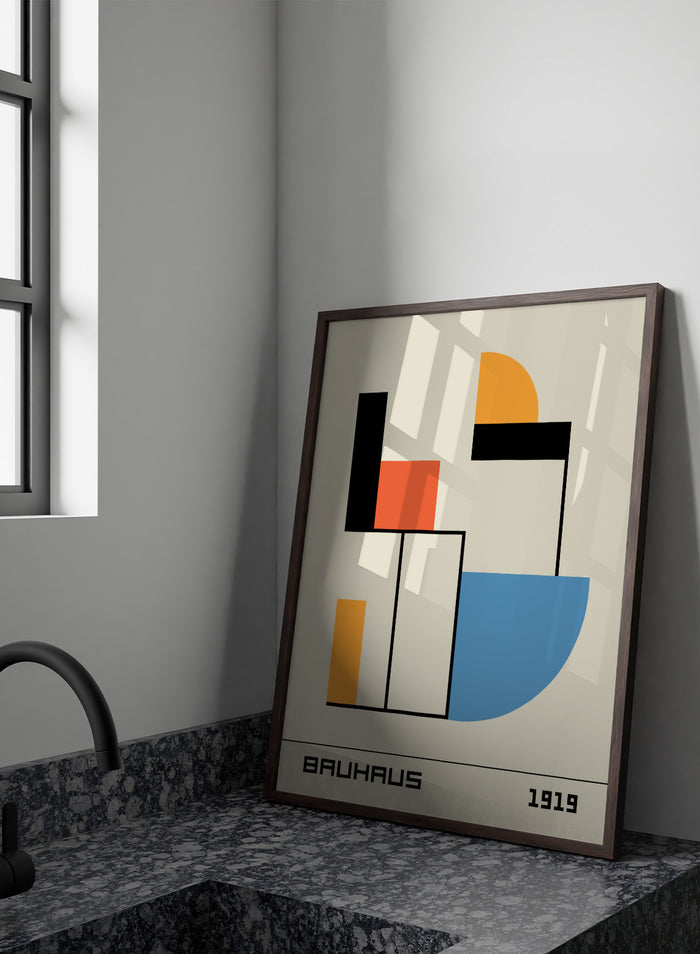Bauhaus 1919 Abstract Geometric Art Print BH58