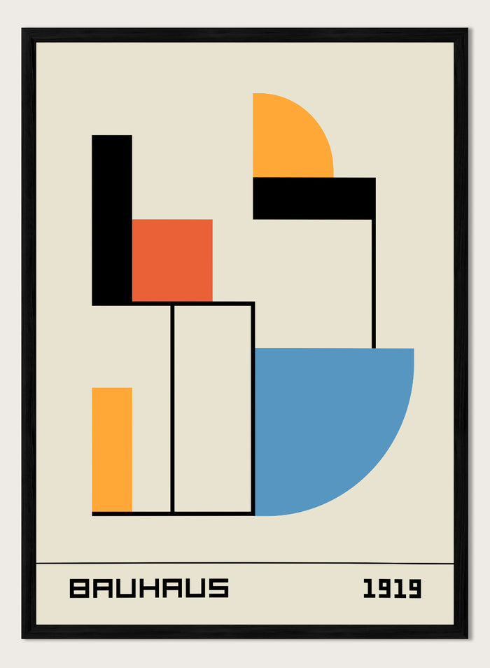 Bauhaus 1919 Abstract Geometric Art Print BH58