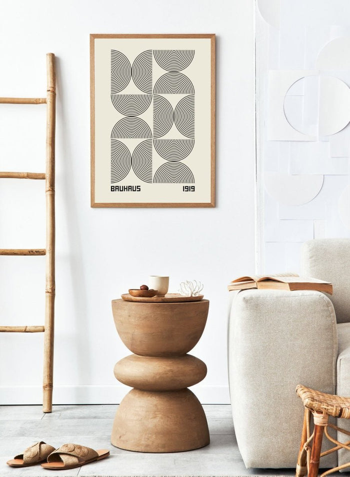 Bauhaus 1919 Geometric Lines Art Print BH64_Sugar & Canvas_Sugar & Canvas