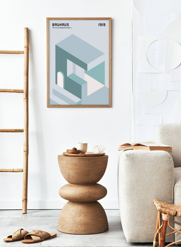 Bauhaus Architecture 1919 Art Print_Sugar & Canvas