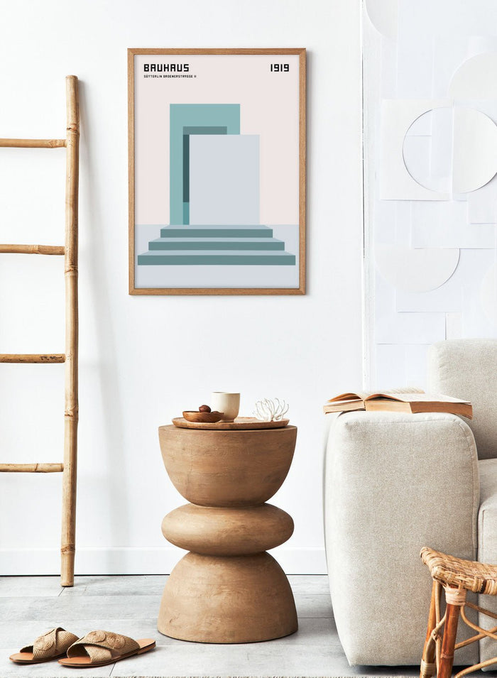 Bauhaus Architecture 1919 Art Print_Sugar & Canvas