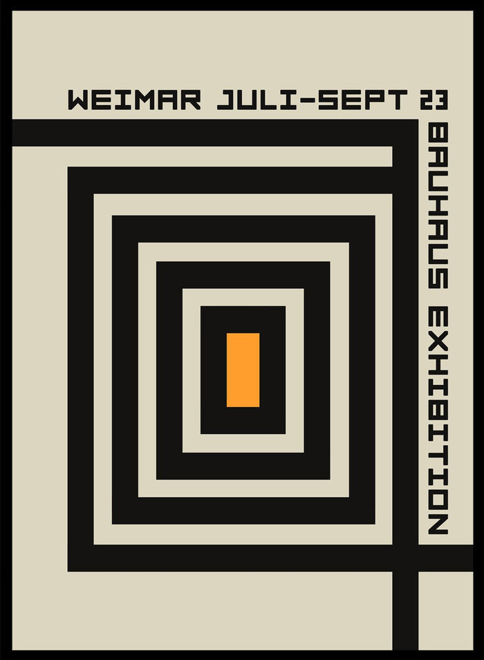 Bauhaus Geometric Art Print_Sugar & Canvas