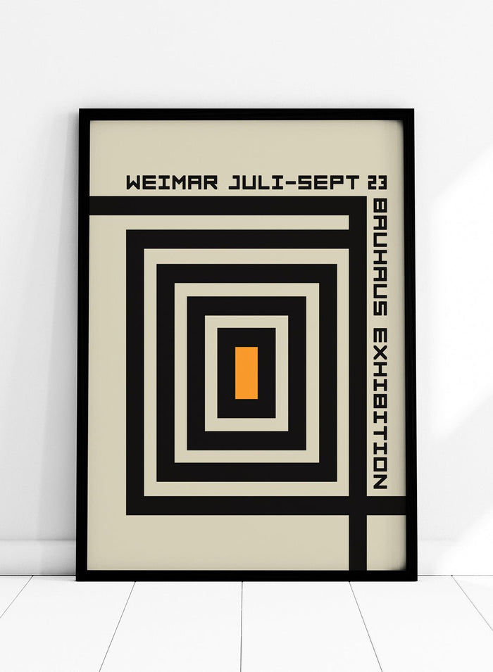 Bauhaus Geometric Art Print_Sugar & Canvas