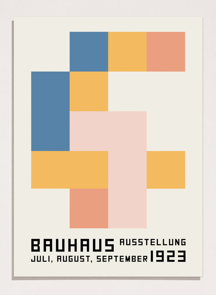 Bauhaus Geometric Art Print