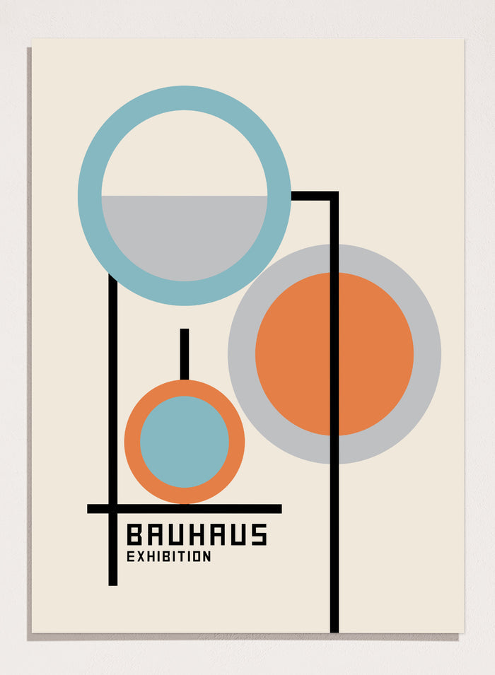 Bauhaus Geometric Art Print