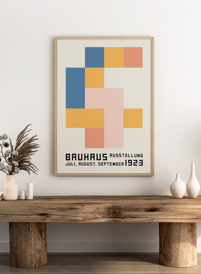 Bauhaus Geometric Art Print