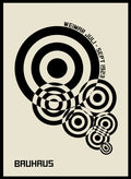 Bauhaus Geometric Circles Art Print_Sugar & Canvas