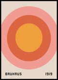 Bauhaus Geometric Circles Art Print_Sugar & Canvas