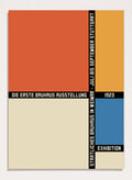 Bauhaus Geometric Color Block Art Print