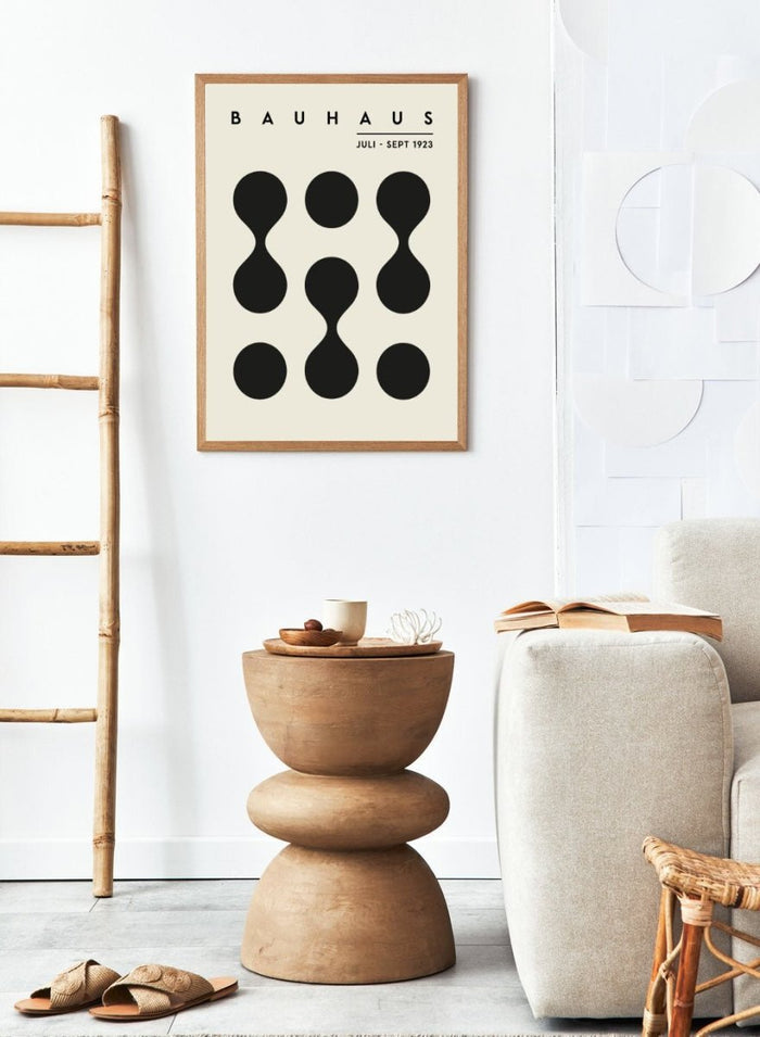 Bauhaus Geometric Dripping Circles Art Print BH65_Sugar & Canvas_Sugar & Canvas