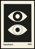Bauhaus Geometric Eyes Abstract Art Print BH67_Sugar & Canvas_Sugar & Canvas