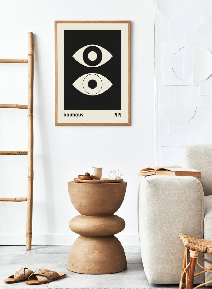 Bauhaus Geometric Eyes Abstract Art Print BH67_Sugar & Canvas_Sugar & Canvas