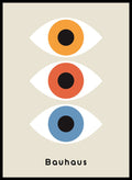 Bauhaus Geometric Eyes Art Print_Sugar & Canvas