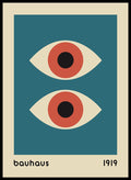 Bauhaus Geometric Eyes Art Print_Sugar & Canvas