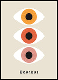 Bauhaus Geometric Eyes Art Print_Sugar & Canvas