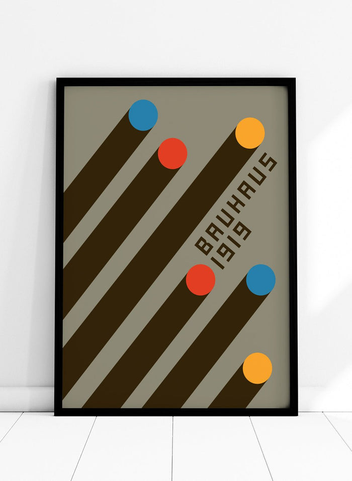 Bauhaus Geometric Shapes Art Print_Sugar & Canvas