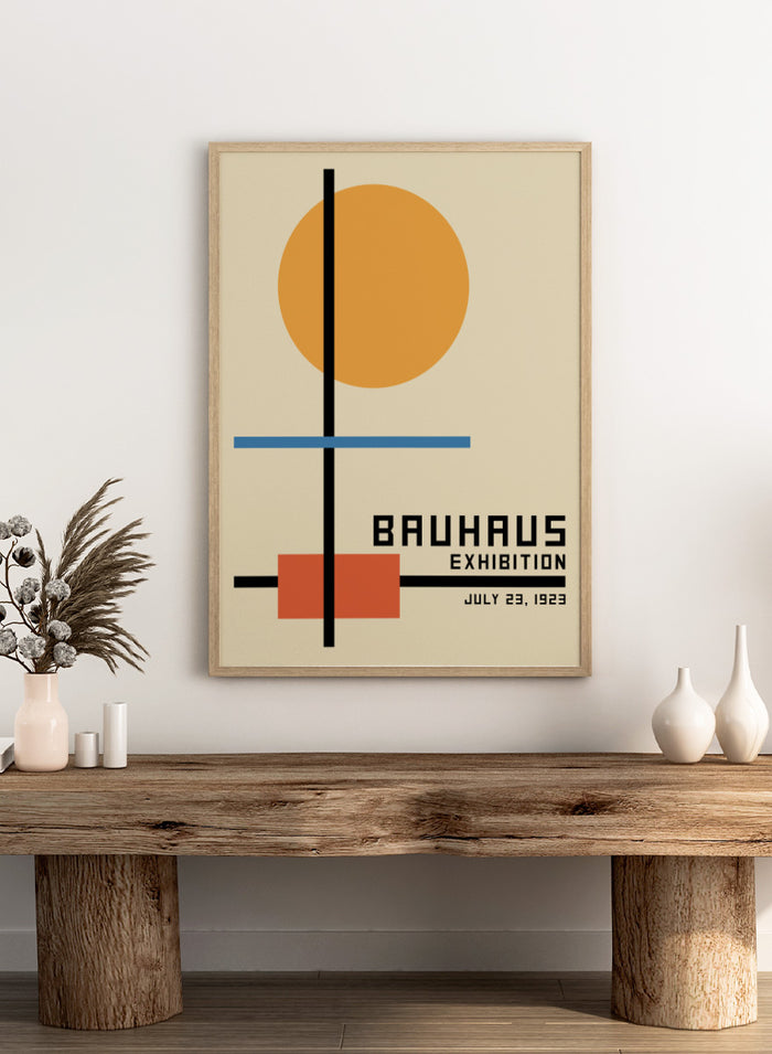 Bauhaus Geometric Shapes Art Print