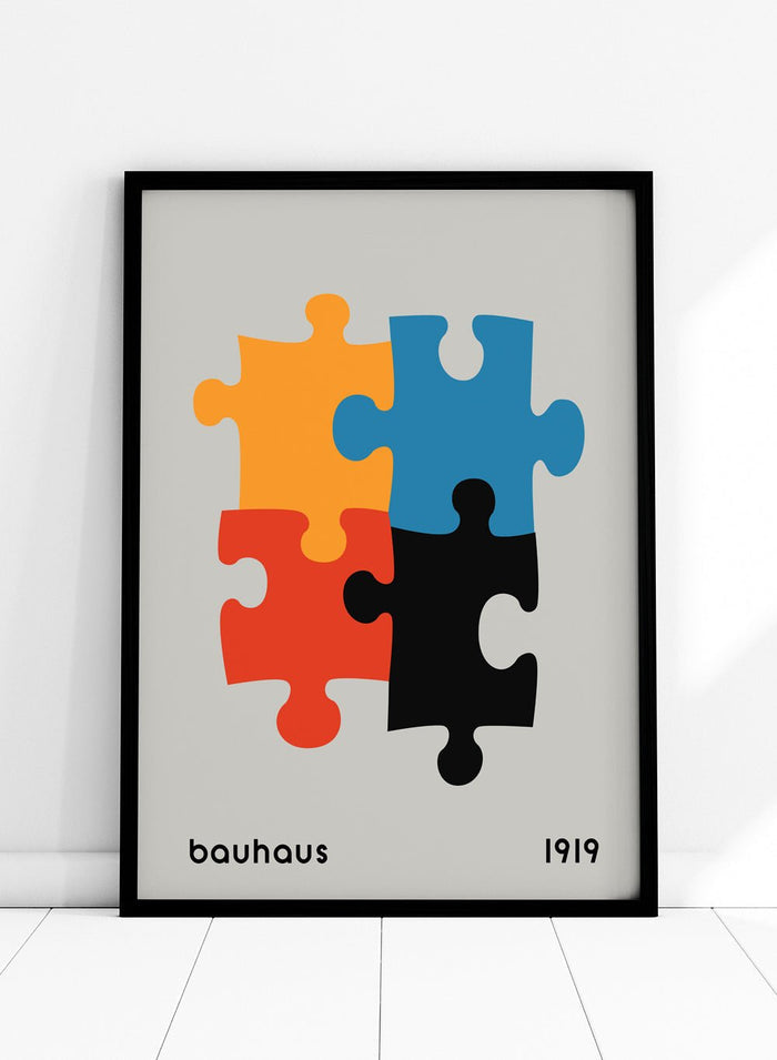 Bauhaus Puzzles Art Print_Sugar & Canvas