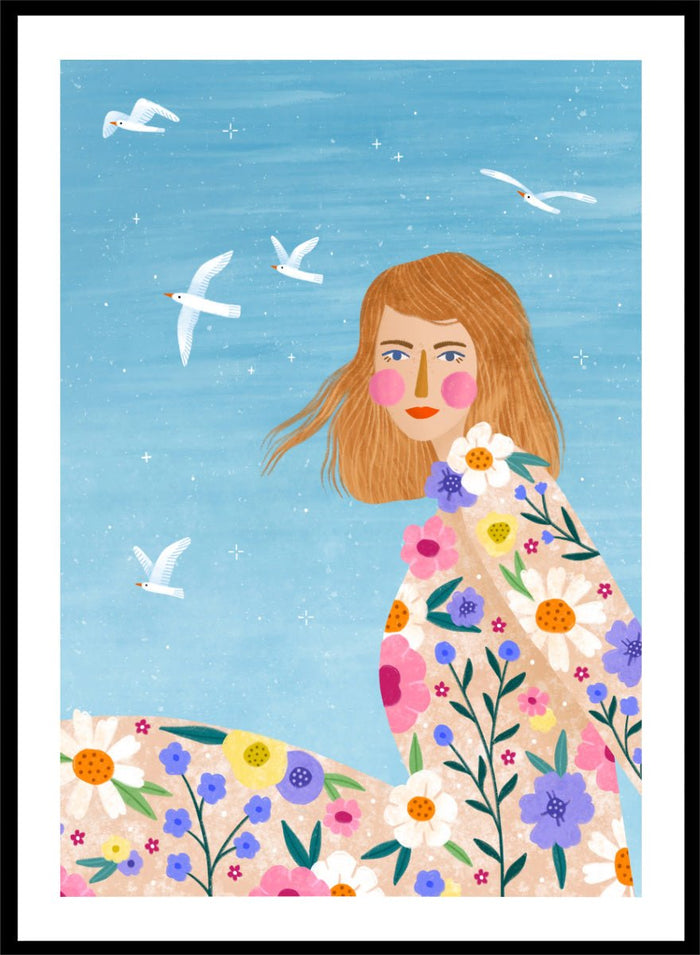 Bea Müller - Free Spirit Floral Dreams Art Print_Sugar & Canvas_Bea Müller