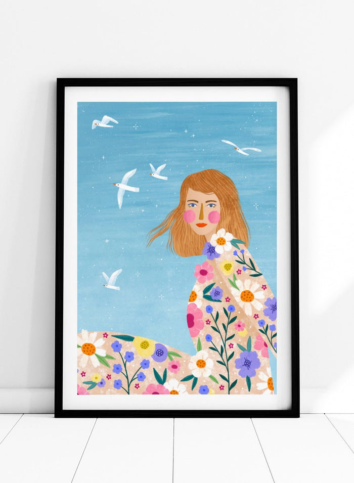 Bea Müller - Free Spirit Floral Dreams Art Print_Sugar & Canvas_Bea Müller