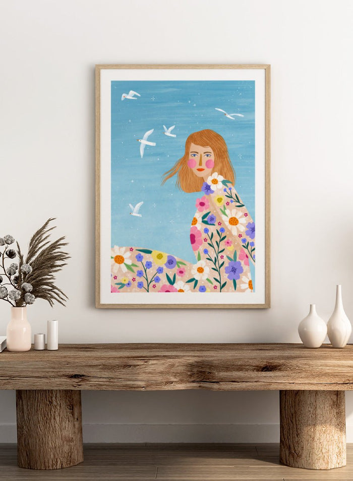 Bea Müller - Free Spirit Floral Dreams Art Print_Sugar & Canvas_Bea Müller