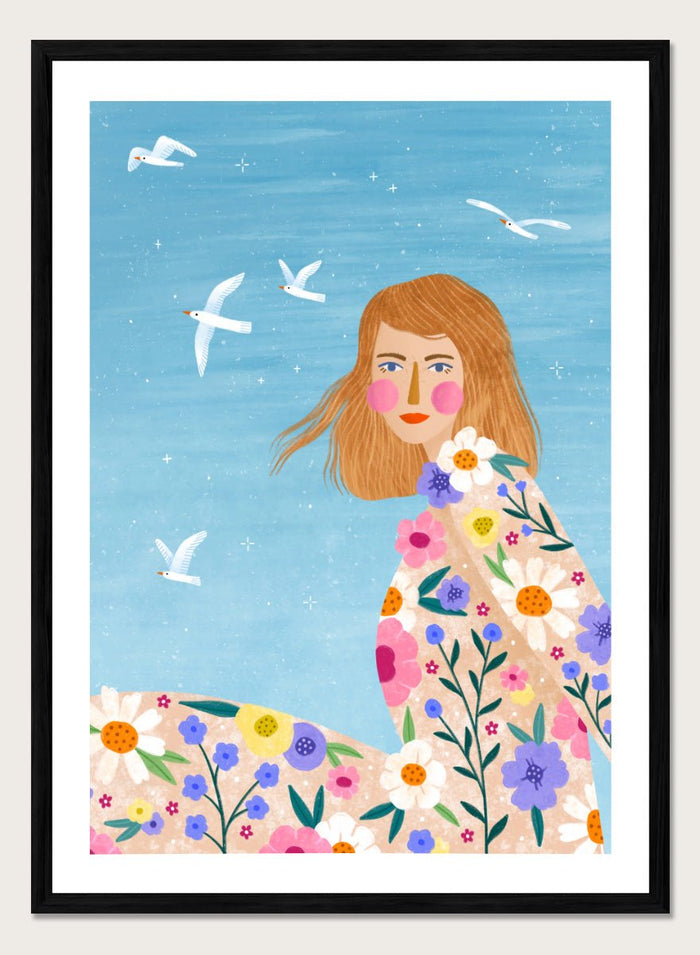 Bea Müller - Free Spirit Floral Dreams Art Print_Sugar & Canvas_Bea Müller