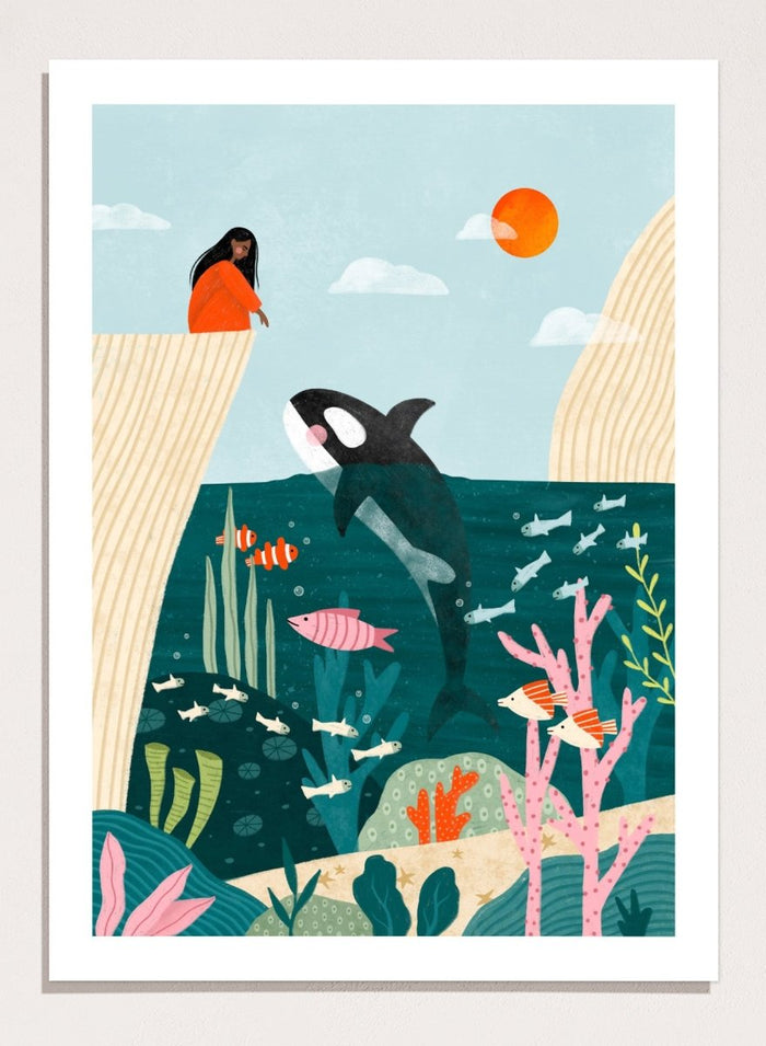 12x16 inches/30x40cm (Framing Available) / Unframed Print Only
