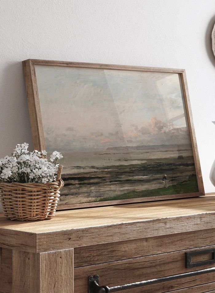 "Beach at Ebb Tide" Art Print_Sugar & Canvas_Alfred Philippe Roll