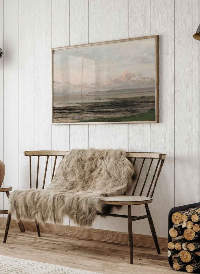 "Beach at Ebb Tide" Art Print_Sugar & Canvas_Alfred Philippe Roll