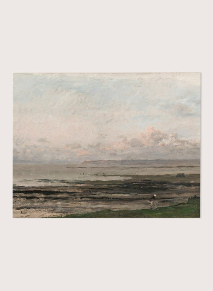 "Beach at Ebb Tide" Art Print_Sugar & Canvas_Alfred Philippe Roll