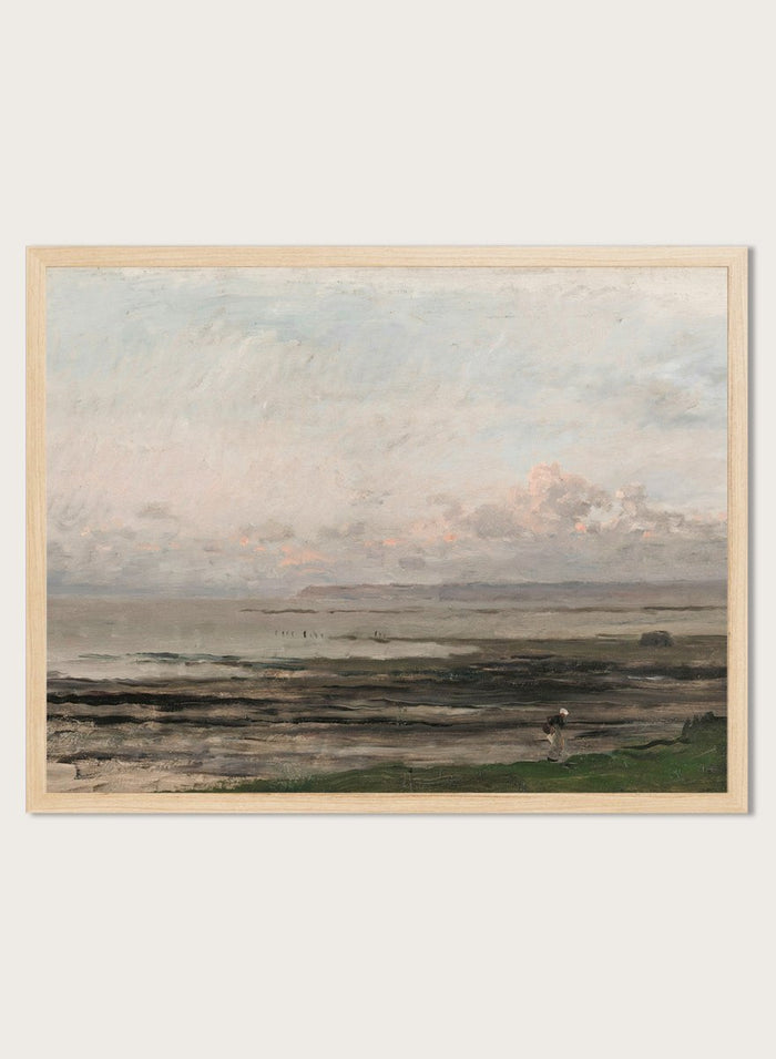 "Beach at Ebb Tide" Art Print_Sugar & Canvas_Alfred Philippe Roll