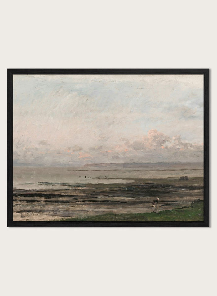 "Beach at Ebb Tide" Art Print_Sugar & Canvas_Alfred Philippe Roll