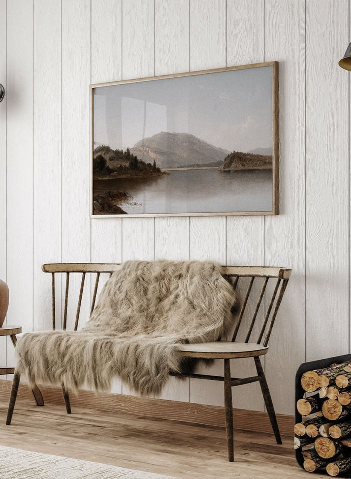 "Bear Mountain and Iona Island on the Hudson River" Art Print_Sugar & Canvas_David Johnson