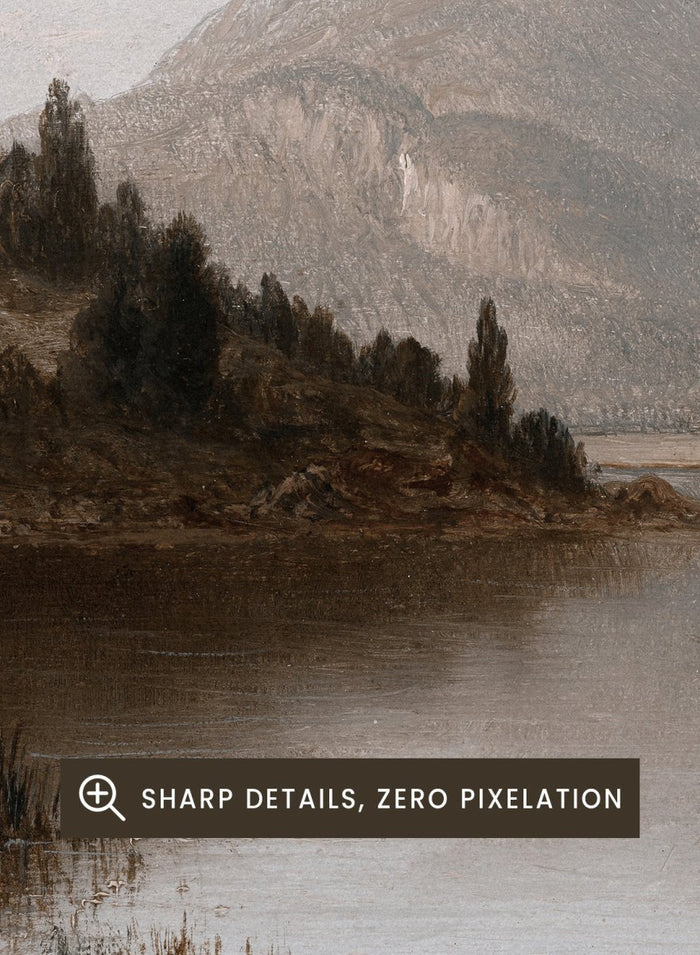 "Bear Mountain and Iona Island on the Hudson River" Art Print_Sugar & Canvas_David Johnson