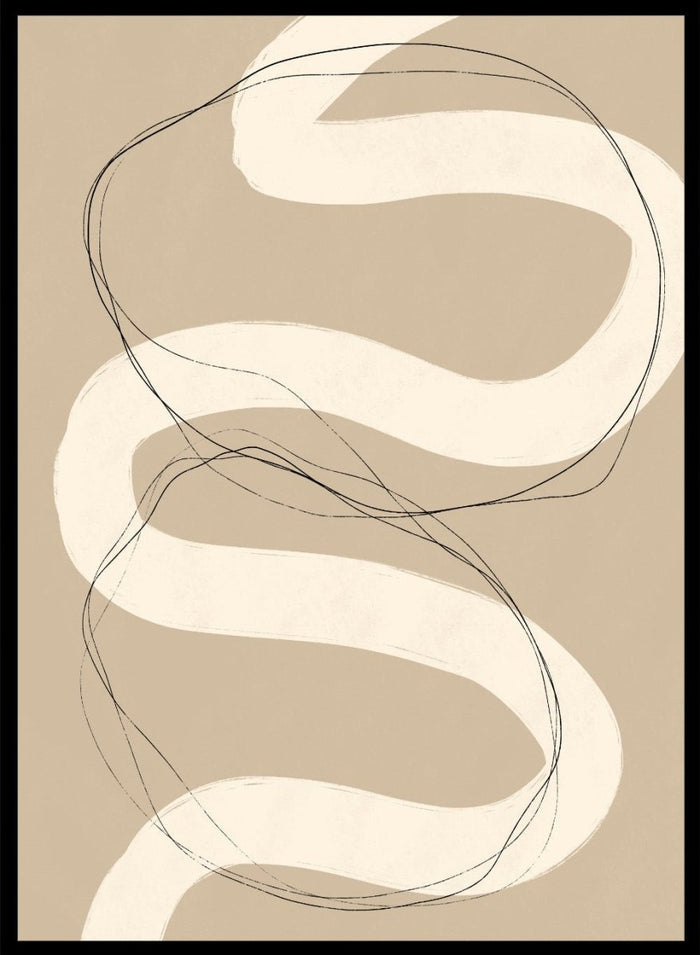 Beige Abstraction No.01 Art Print_Sugar & Canvas_Sugar & Canvas