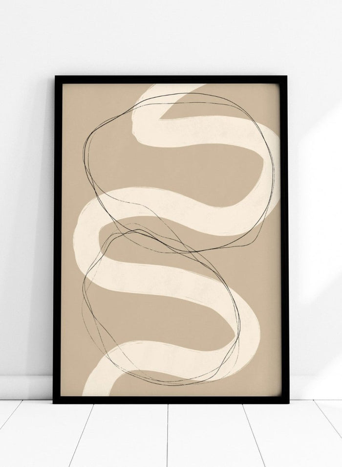 Beige Abstraction No.01 Art Print_Sugar & Canvas_Sugar & Canvas