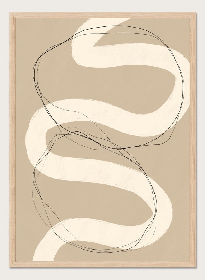 Beige Abstraction No.01 Art Print_Sugar & Canvas_Sugar & Canvas
