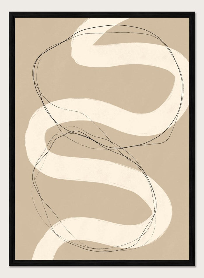 Beige Abstraction No.01 Art Print_Sugar & Canvas_Sugar & Canvas